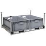 Wohnmobil Regal Aluminium Auszug Unterboden 600x800