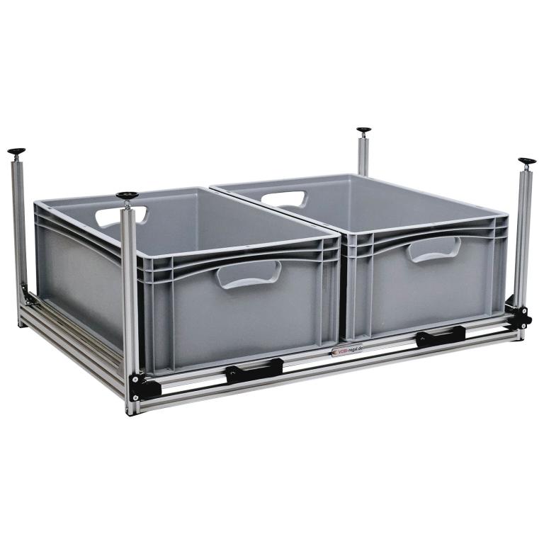 Wohnmobil Regal Aluminium Auszug Unterboden 600x800