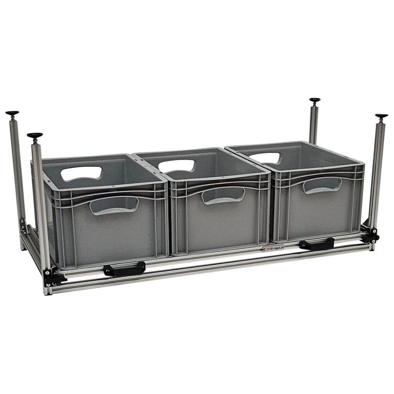 Wohnmobil Regal Aluminium Auszug Unterboden 400x900