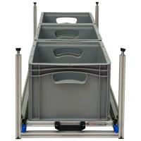 Wohnmobil Regal Aluminium Auszug Unterboden 1200x300