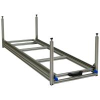 Wohnmobil Regal Aluminium Auszug Unterboden 1200x300