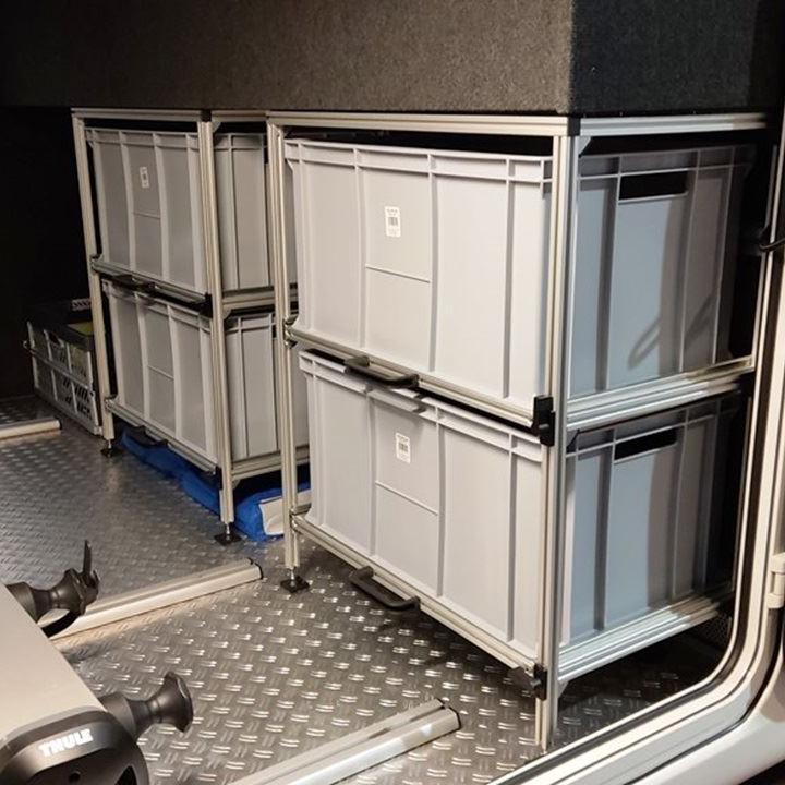 Wohnmobil Regal Aluminium für Concorde Carver