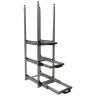 Wohnmobil Regal Aluminium Mini Tower mit 3 Auszügen