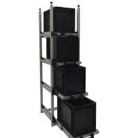 Wohnmobil Regal Aluminium Mini Tower mit 4 Auszügen