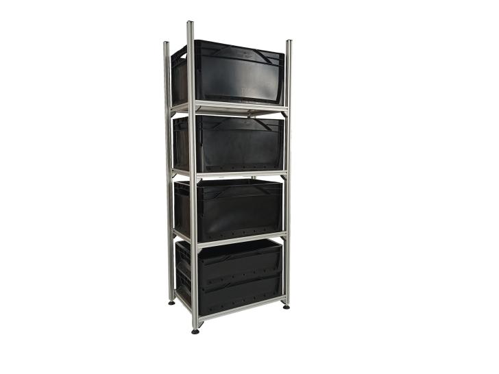 Wohnmobil Regal Aluminium Tower 2 mit 4 Rahmen