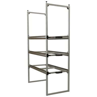 Wohnmobil Regal Aluminium Tower 1 - 800 - mit 3 Auszügen