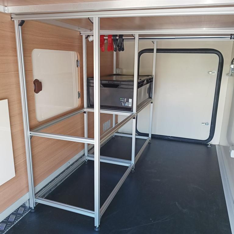 Wohnmobil Regal Aluminium Twin Tower 3 mit 6 Rahmen