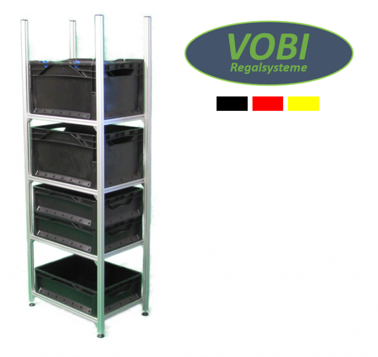 Wohnmobil Regal Aluminium Tower 1 mit 4 Rahmen