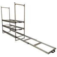 Wohnmobil Regal Aluminium Tower 1 - 1200 - mit 3 Auszügen