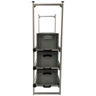 Wohnmobil Regal Aluminium Tower 1 - 1200 - mit 3 Auszügen