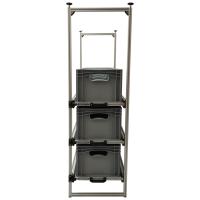 Wohnmobil Regal Aluminium Tower 1 - 1200 - mit 3 Auszügen