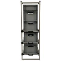 Wohnmobil Regal Aluminium Tower 1 - 1200 - mit 3 Auszügen