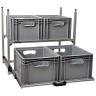 Wohnmobil Regal Aluminium Tower 3 mit 1 Auszug und 1 Rahmen