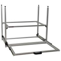 Wohnmobil Regal Aluminium Tower 3 mit 1 Auszug und 1 Rahmen