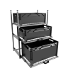 Wohnmobil Regal Aluminium Tower 3 mit 2 Auszügen und 1 Rahmen