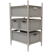 Wohnmobil Regal Aluminium Tower 4 mit 3 Rahmen