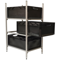 Wohnmobil Regal Aluminium Tower 4 mit 3 Rahmen
