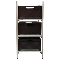 Wohnmobil Regal Aluminium Tower 4 mit 3 Rahmen