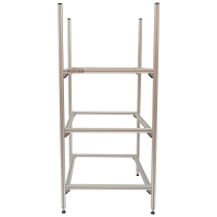 Wohnmobil Regal Aluminium Tower 4 mit 3 Rahmen