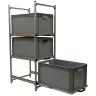 Wohnmobil Regal Aluminium Tower 4 - 600 - mit 3 Auszügen