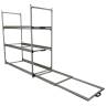 Wohnmobil Regal Aluminium Tower 4 - 1200 - mit 3 Auszügen