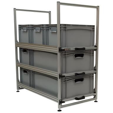 Wohnmobil Regal Aluminium Tower 4 - 900 - mit 3 Auszügen