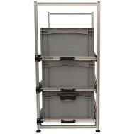 Wohnmobil Regal Aluminium Tower 4 - 900 - mit 3 Auszügen