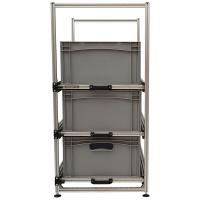 Wohnmobil Regal Aluminium Tower 4 - 900 - mit 3 Auszügen