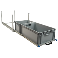 Wohnmobil Regal Aluminium Auszug Unterboden 900x400