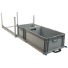 Wohnmobil Regal Aluminium Auszug Unterboden 900x400