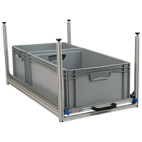Wohnmobil Regal Aluminium Auszug Unterboden 900x400