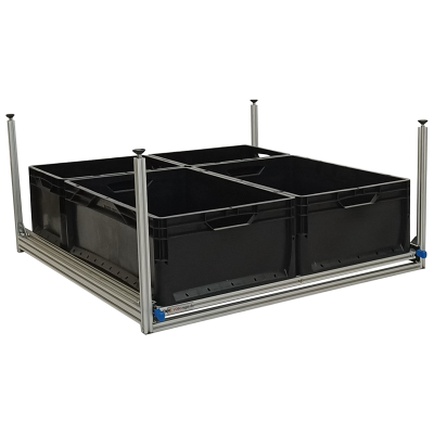 Wohnmobil Regal Aluminium Auszug Unterboden 900x800