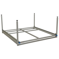 Wohnmobil Regal Aluminium Auszug Unterboden 900x800