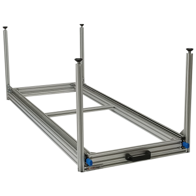 Wohnmobil Regal Aluminium Auszug Unterboden 1200x400