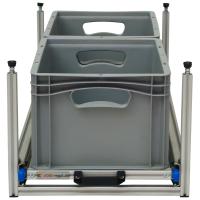 Wohnmobil Regal Aluminium Auszug Unterboden 800x300