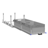 Wohnmobil Regal Aluminium Auszug Unterboden 1200x400 