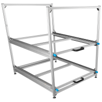 Wohnmobil Regal Aluminium Tower 3 - 800 - mit 2 Auszügen